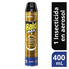 RAID - Insecticida Max Aerosol Cucarachas 400ml