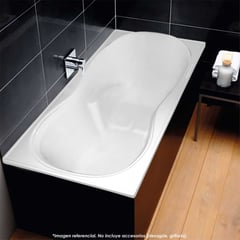 CUBA&SPA - Tina de Baño Rectangular Diplomatico 150x80cm Blanca