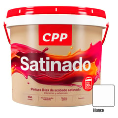 Pintura CPP Látex Satinado Blanco 1GL