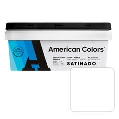 Pintura American Satinado Blanco 1GL