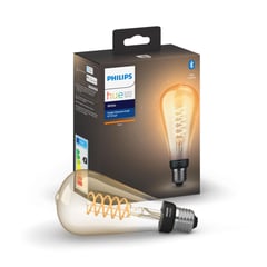 PHILIPS HUE - Hue Foco inteligente Filament Vintage ST64 E27 7W