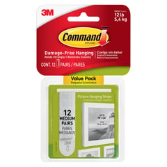 COMMAND - Tiras 3M para Colgar Cuadros Grandes Value Pack