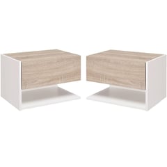 MUEBLES GAUDI - Set 2 Velador Flotante Ines