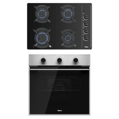 TEKA - Combo Cocina Empotrable 4 Hornillas Gbc 64003 + Horno A Gas 60 Lt Hsb 740