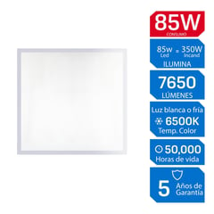 ILUMA - Panel Led Para Empotrar 85W 60X60Cm