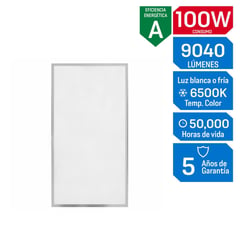 ILUMA - Panel LED Empotrable 100W 120x60cm