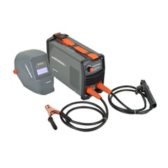 GLADIATOR - Soldadora Eléctrica Inverter 200A MMA Conectores 3/8 + Máscara