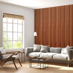 DECOKASA - Wallpanel WPC Walnut 2.90mx16cm - Por Unidad