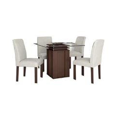 DECOHOME - Juego de Comedor 4 Sillas Chats