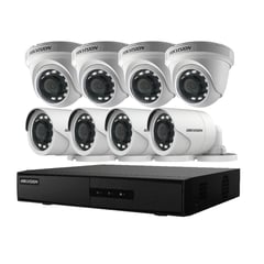 Kit de 8 Cámaras con DVR 1TB 3MP