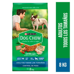 DOG CHOW - Control de Peso Croquetas para Perros 8kg