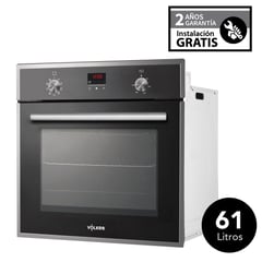 VOLKER - Horno Empotrable Eléctrico 65 Lt MEM619 Negro