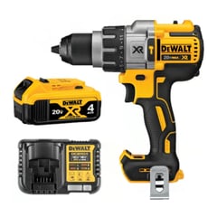 DEWALT - Taladro Percutor Inalámbrico 1/2" 20X MAX XR+ Batería 4Ah + Cargador