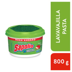 SAPOLIO - Lavavajilla Pasta Manzana 800Gr