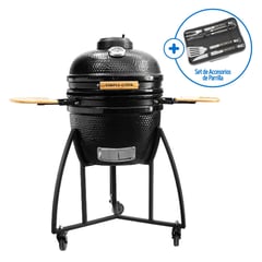 undefined - Kamado Simple Cook Kioto 18 Pulgadas + Set BBQ