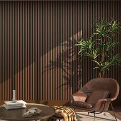 PISOPAK - WallPanel Ebano Marron Mate 2.90m x 12.2 cm - Venta por unidad