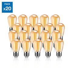 LIGHTECH - Pack x20 Focos Ambar Luz Cálida ST14 1W