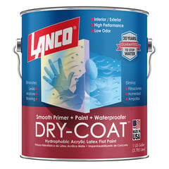 LANCO - Esmalte impermeabilizante Dry Coat Blanco 1 gl