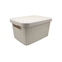 DURAPLAST - Cesto Rattan N3 con Tapa 10L