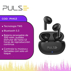 MACROTEL - Audifono BT TWS pulse buds