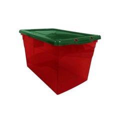 DURAPLAST - Caja de Navidad Preferida 28lt Verde