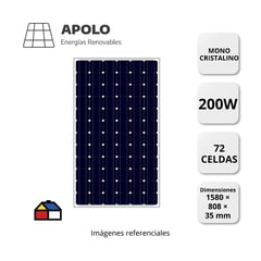 APOLLO - Panel Solar Renevp Apolo 200W Mono