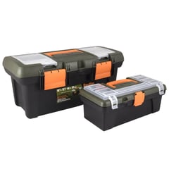 BAUKER - Set 2 Cajas de Herramientas 18'' y 12''