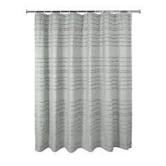 HOMY - Cortina de Baño Horizon Gris 178x180cm