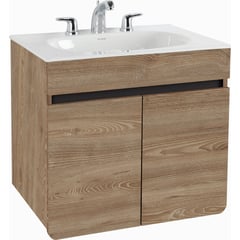 CORONA - Mueble de Baño Vanitorio Aluvia Elevado Miel 60x56x45cm