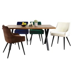 JUST HOME COLLECTION - Juego de Comedor 4 Sillas Tablo