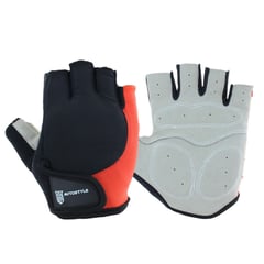 AUTOSTYLE - Guantes sin Dedos Hombre L Gris