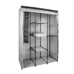 JUST HOME COLLECTION - Closet de Tela 106x158x45cm Gris