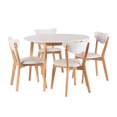 JUST HOME COLLECTION - Juego de Comedor 4 Sillas Lucca