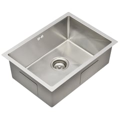 SENSI DACQUA - Lavadero de Cocina Acero Inoxidable 1 Poza 38x50cm