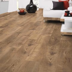 HOLZTEK - Piso Laminado Petter OAK Marrón AC5 10mm 24.4x138cm 2.02m2