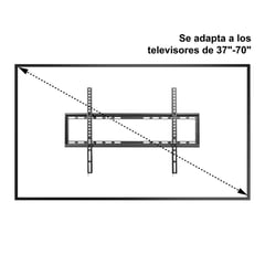 DAIRU - Soporte de TV Fijo 37-75"