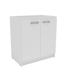 DITALIA - Mueble Base 2 Puertas 80cm Blanco