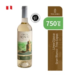 TACAMA - Vino Gran Blanco Seco 13.5° 750 mL