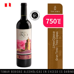 TACAMA - Vino Gran Tinto 13° 750 mL