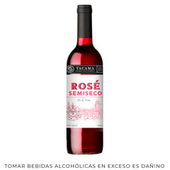 TACAMA - Vino Rosé Semiseco 11.5° 750 mL