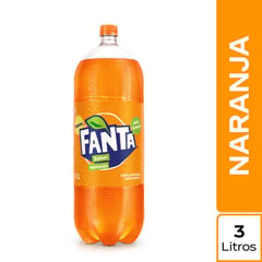 FANTA - Gaseosa sabor Naranja 3 L