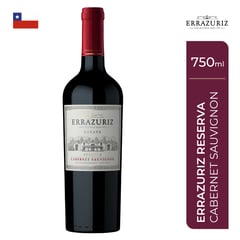 ERRAZURIZ - Vino Tinto Cabernet Sauvignon Estate Series Botella 750 mL