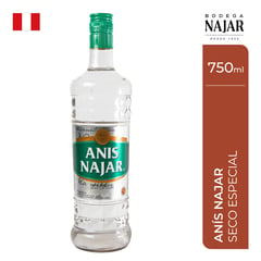 ANIS NAJAR - Licor Anís Najar Verde 750 mL