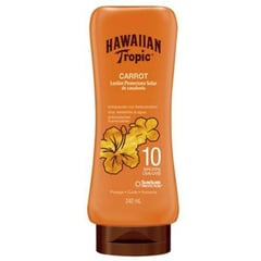 HAWAIIAN TROPIC - Loción Bronceadora de Zanahoria con SPF 10 Hawaiian Tropical 240 mL