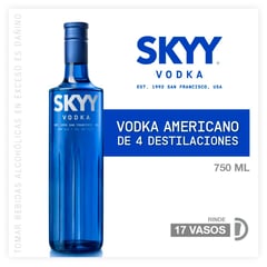 SKYY VODKA - 29° 750 mL