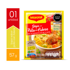 MAGGI - Sopa sabor pollo con fideos 57 g