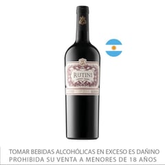 RUTINI - Vino Tinto Cabernet Malbec 750 mL