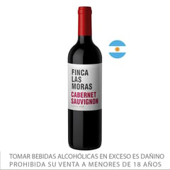 LAS MORAS - Vino Cabernet Sauvignon 13.5° 750 mL