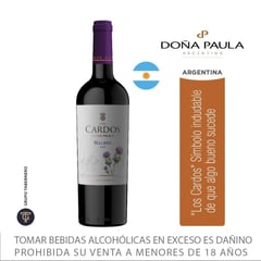 DOÑA PAULA - Vino Tinto Los Cardos Malbec 13.5° 750 mL