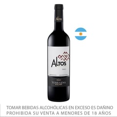 undefined - Vino Tinto Altos del Plata Syrah Terrazas 14° 750 mL